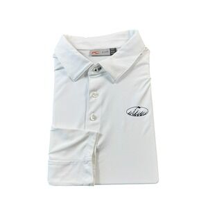 KJUS White Performance L/S Men's Golf Polo Size 50/Medium